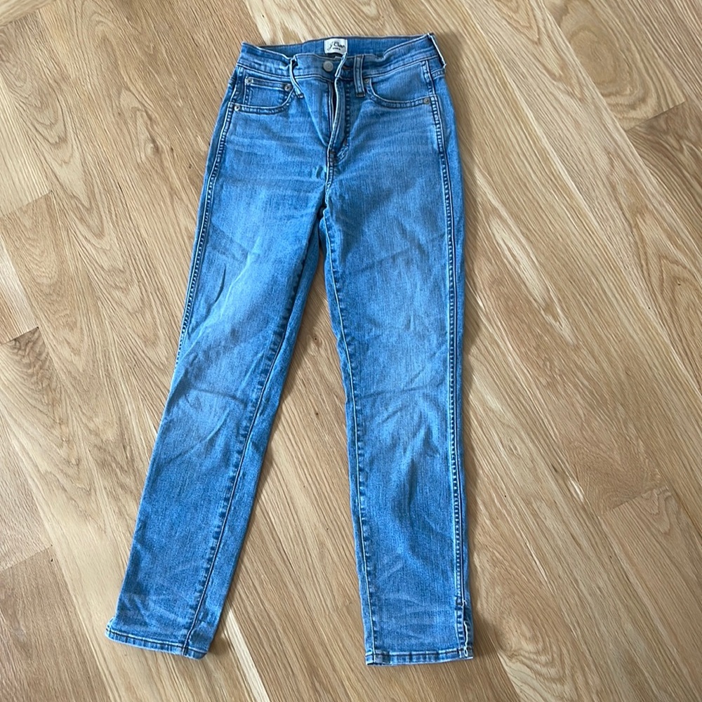 Jcrew vintage straight jeans size: 24